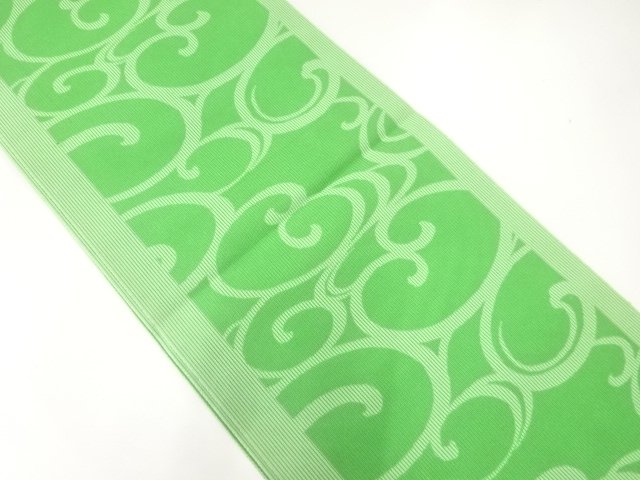 JAPANESE KIMONO / NAGOYA OBI FOR SUMMER / WOVEN KORIN WAVE 